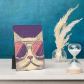 Retro Vintage Katze Fotoplatte (Seite)