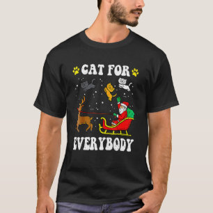 Retro Vintage Katzen für jeden Katzen-Weihnachten T-Shirt