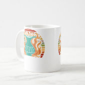 Retro Vintage Keramik-Skulptur Töpferei Pot Töpfer Kaffeetasse (Vorderseite Links)