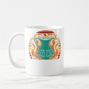 Retro Vintage Keramik-Skulptur Töpferei Pot Töpfer Kaffeetasse