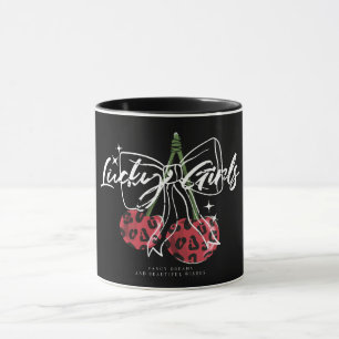 Retro-Vintage-Kirsch-Zitat-Typografie  Tasse