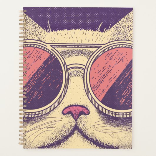 Retro Vintage Kitty Planer (Vorderseite)