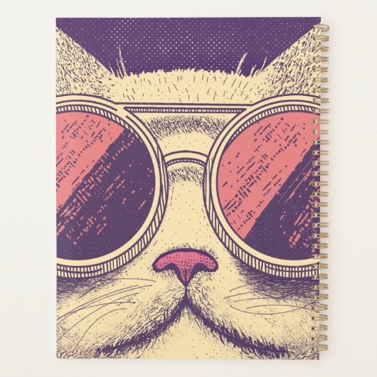 Retro Vintage Kitty Planer (Rückseite)