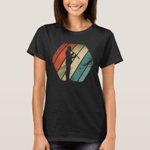 Retro Vintage-Klarinettenspieler Old School 5 T-Shirt