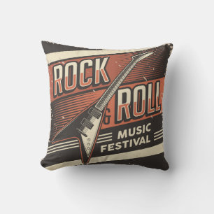 Retro Vintage Klassische Musik Rock n Roll Kissen
