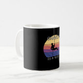 Retro-Vintage-Klettern Kaffeetasse (Vorderseite Links)