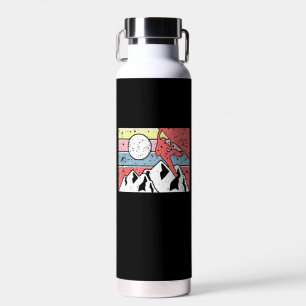 Retro-Vintage-Klettern Trinkflasche