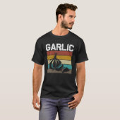 Retro Vintage Knoblauchgerichte Kochen T-Shirt (Vorne ganz)