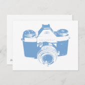 Retro-Vintage Kontaktkamera Postkarte (Vorne/Hinten)