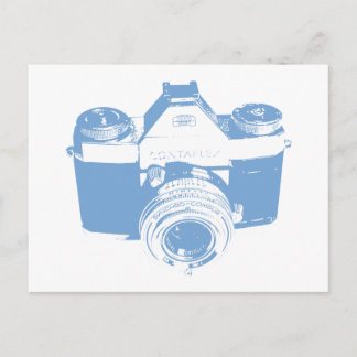 Retro-Vintage Kontaktkamera Postkarte