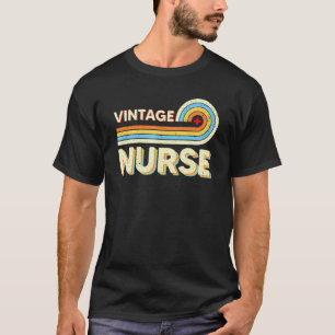 Retro Vintage Krankenschwester Stethoskop Nur T-Shirt
