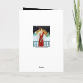 Retro Vintage Kunst Deko Lady Weihnachten (Rückseite)