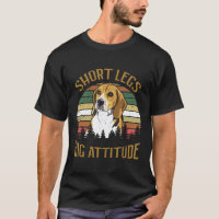 Retro Vintage Kurze Legen Big Attitude Beagle Dog