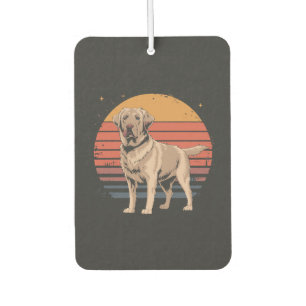 Retro Vintage Labrador Retriever Hundeliebhaber Ge Autolufterfrischer