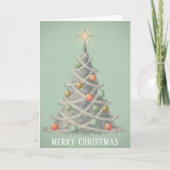 Retro Vintage Lametta Baum Glanz Weihnachten (Vorderseite)