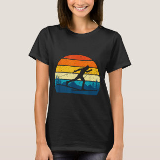 Retro Vintage Langlauf - Wintersport T-Shirt