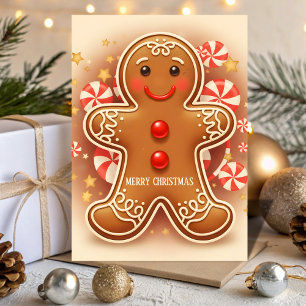 Retro Vintage Lebkuchen Freude Weihnachten
