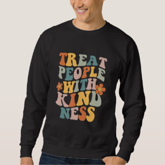 Retro Vintage Leckerei Menschen mit Freundlichkeit Sweatshirt