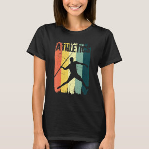 Retro-Vintage-Leichtathletik-Speerwurf T-Shirt