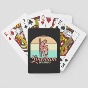 Retro Vintage Leitungsmonteur Spielkarten
