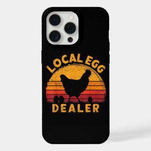 Retro Vintage lokaler Eierhändler Bauer Hühnerei iPhone 15 Pro Max Hülle