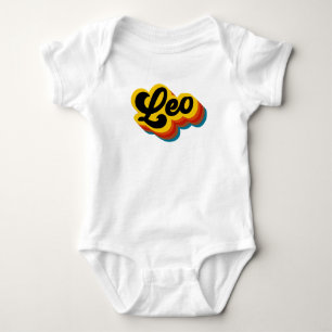 Retro Vintage Löwe Baby Strampler