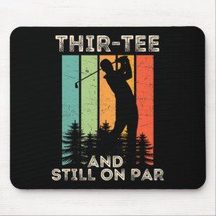Retro Vintage Lustige Golfer-Geschenke - 30. Gebur Mousepad