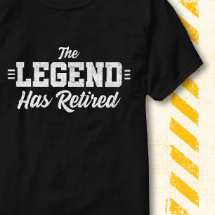 Retro Vintage Lustiger Ruhestand Legende Ist In Re T-Shirt