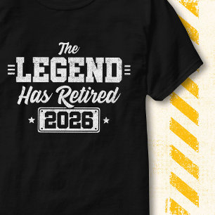Retro Vintage Lustiger Spruch Legende Hat Sich Zur T-Shirt