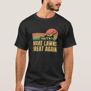 Retro Vintage Mach Rasen Wieder Großartig T-Shirt