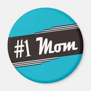 Retro-Vintage-Mama #1 Magnet