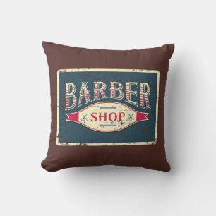 Retro Vintage Männerhöhle Barbiere Kissen