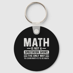 Retro Vintage Mathe Ist Kein Zuschauersport Mathe Schlüsselanhänger
