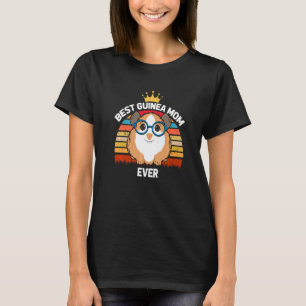 Retro Vintage Meerschweinchen-Mama Haustierbesitze T-Shirt