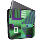 Retro Vintage Memphis Mode Muster. Illus Laptopschutzhülle (Vorne Rechts)