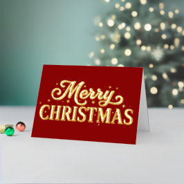 Retro Vintage Merry Christmas