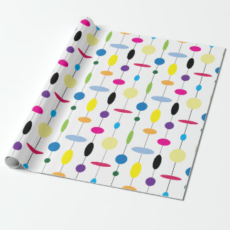 Retro Vintage Mid Century Moderne Geschenkpapier
