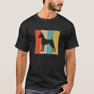 Retro Vintage Miniatur Pinscher Dog Geschenk für D T-Shirt