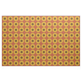 Retro Vintage Mod-Sonnenblumenmuster Stoff (Yard (91,4 cm))