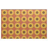 Retro Vintage Mod-Sonnenblumenmuster Stoff (Fat Quarter (45,7 x 55,9 cm))