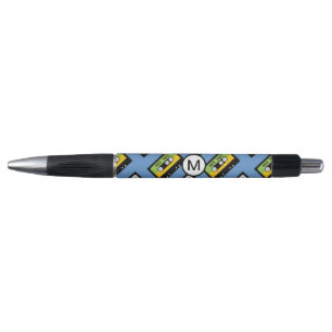 Retro-Vintage-Monogramm-Lehrerkassetten Kugelschreiber
