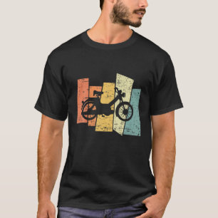 Retro Vintage Moped Motorrad Mopedfahrer Geschenk T-Shirt