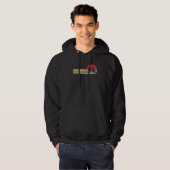 Retro Vintage Moped Roller Hoodie (Vorne ganz)