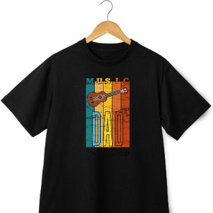 Retro-Vintage-Musik-Vater zum Vatertag T-Shirt