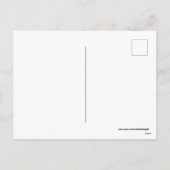 Retro Vintage Nachricht Krankenpflege Postkarte (Rückseite)