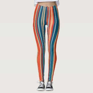 Retro-Vintage nahtlose Muster Leggings
