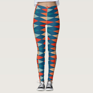 Retro-Vintage nahtlose Muster Leggings