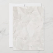 Retro Vintage Newspaper Wedding Invitation (Rückseite)