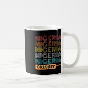 Retro Vintage Nigeria Kricket Kaffeetasse