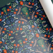 Retro Vintage nordische Weihnachten Geschenkpapier